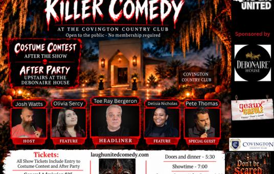 Killer Comedy at The Covington Country Club